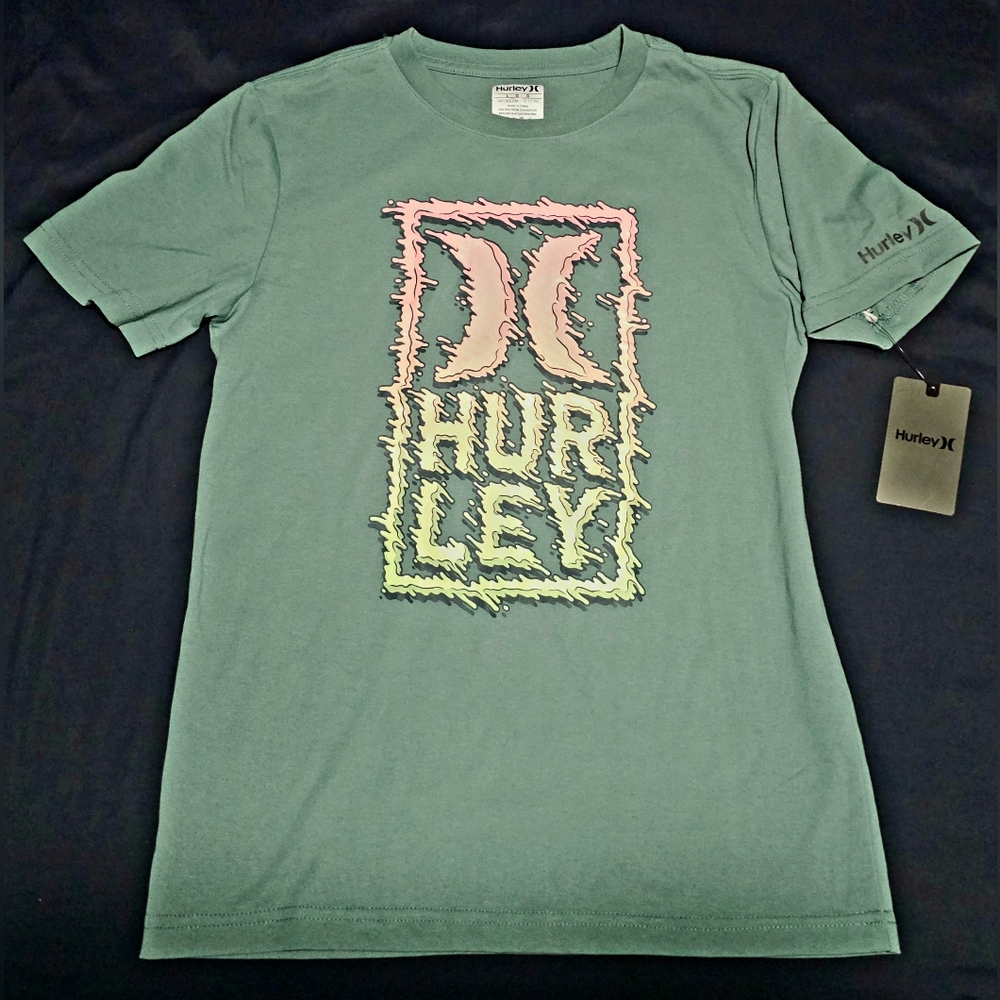 NWT Boys Hurley T-Shirt Size LARGE (12-13 YRS)
